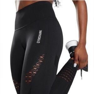 GYMSHARK - Leggings Energy Seamless Size XL Black